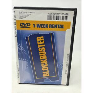 BLOCKBUSTER DVD CASE MYSTIC RIVER RETRO COLLECTIBLE VINTAGE HIGHLAND CALIFORNIA